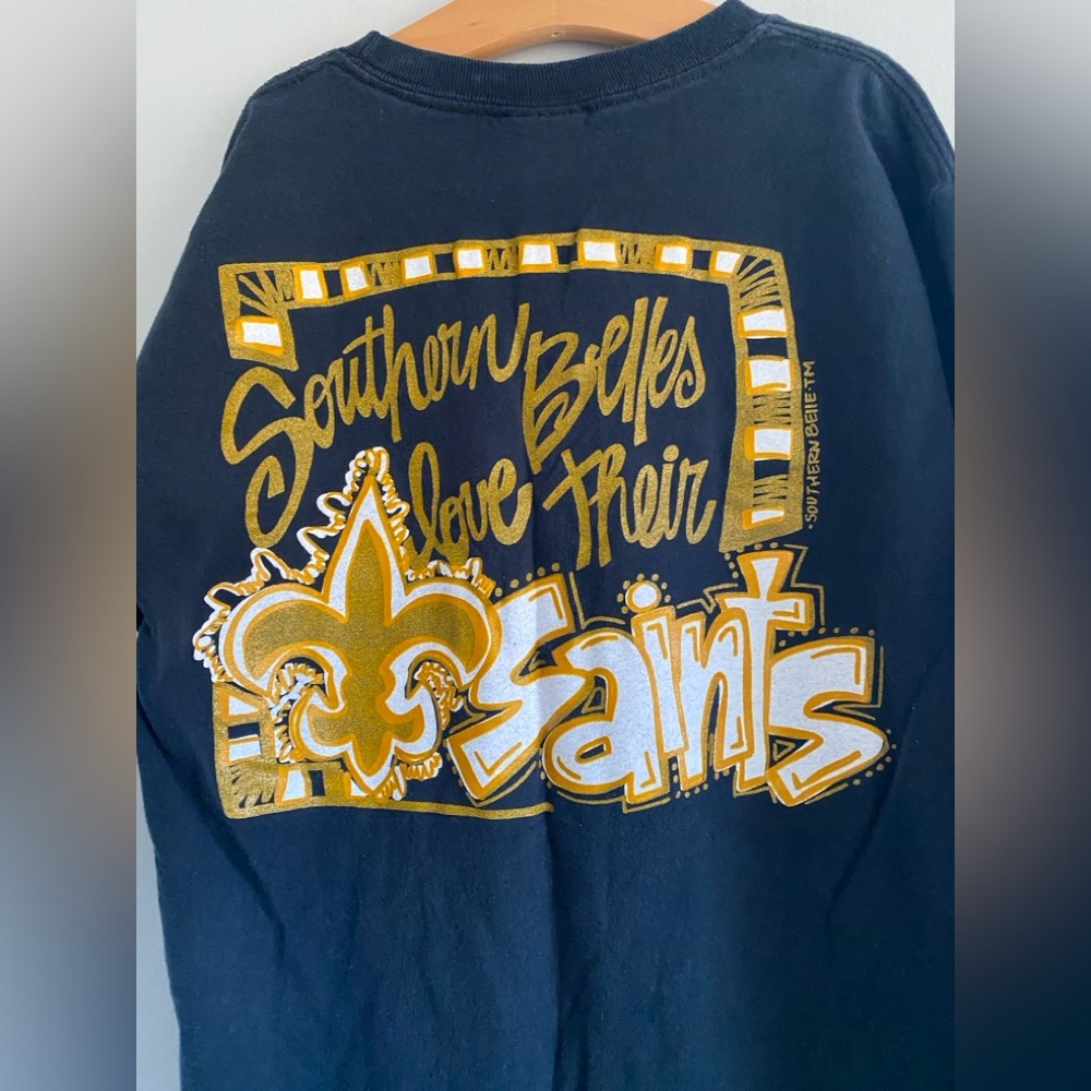 Southern Belle Saints foot ball longsleeve